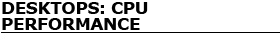 Servers: CPU